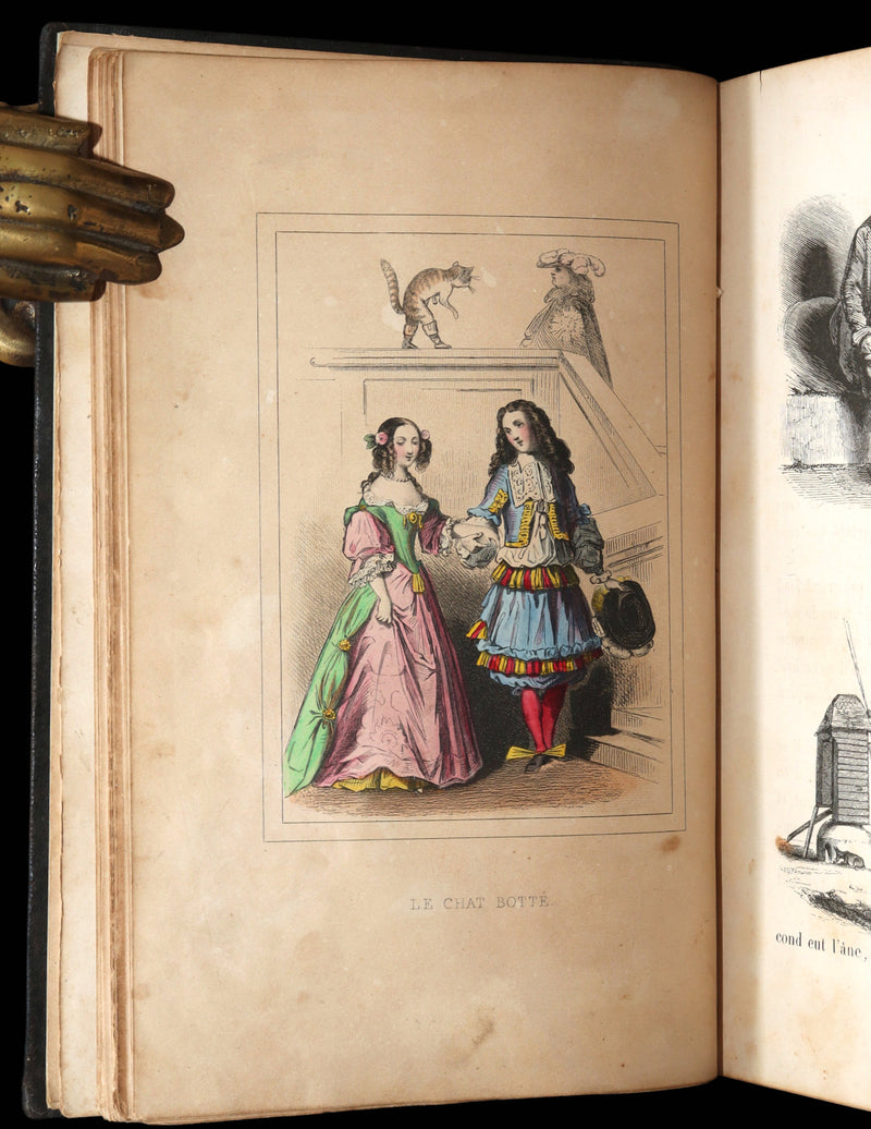 1844 Scarce French Edition - Charles Perrault's Fairy Tales, Les Contes des Fées