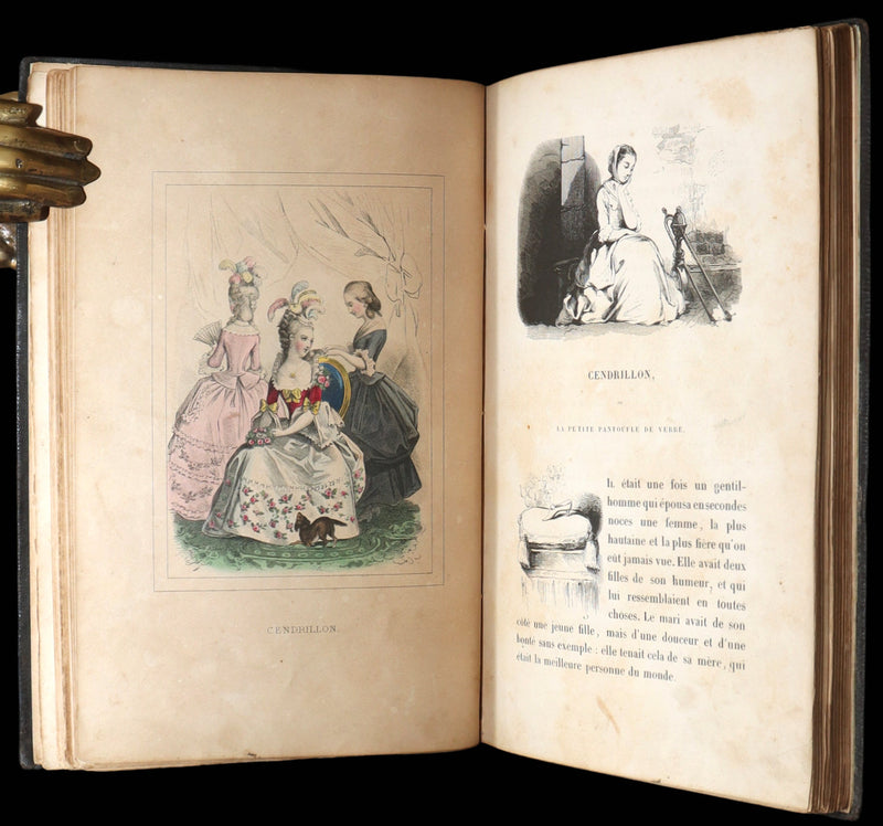 1844 Scarce French Edition - Charles Perrault's Fairy Tales, Les Contes des Fées