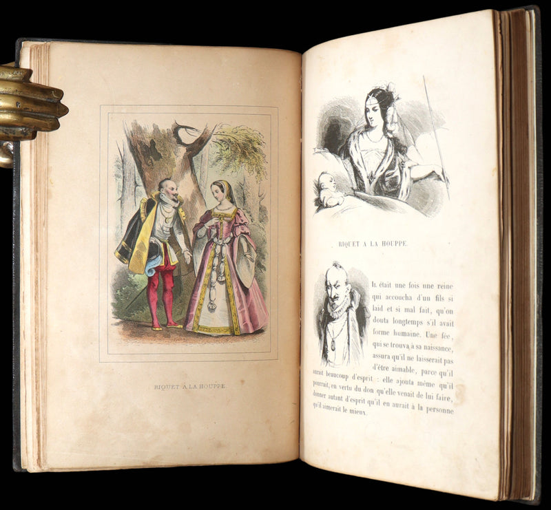 1844 Scarce French Edition - Charles Perrault's Fairy Tales, Les Contes des Fées