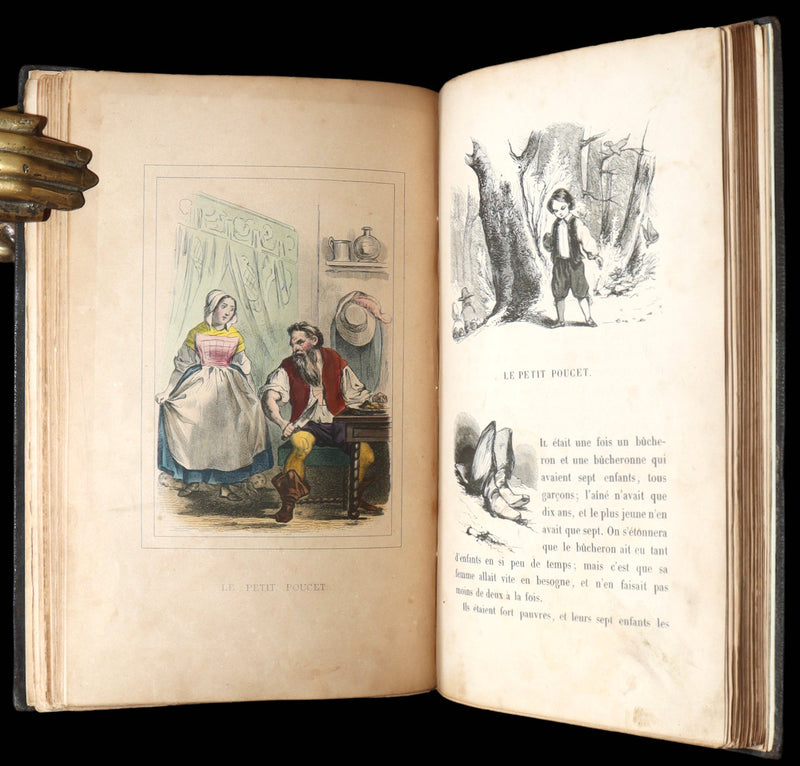 1844 Scarce French Edition - Charles Perrault's Fairy Tales, Les Contes des Fées