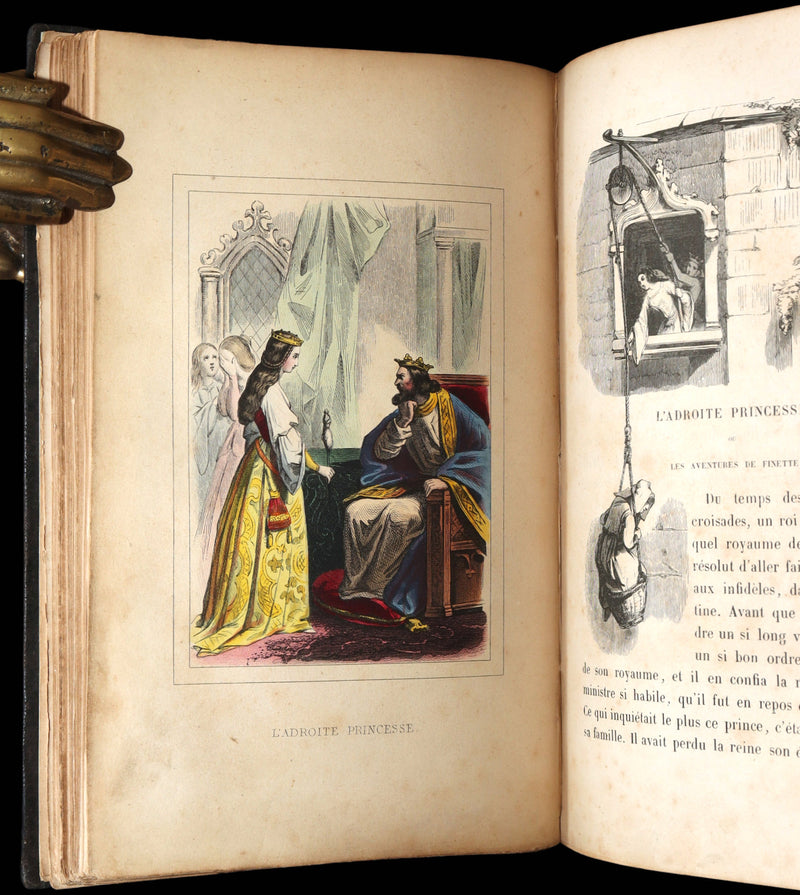 1844 Scarce French Edition - Charles Perrault's Fairy Tales, Les Contes des Fées