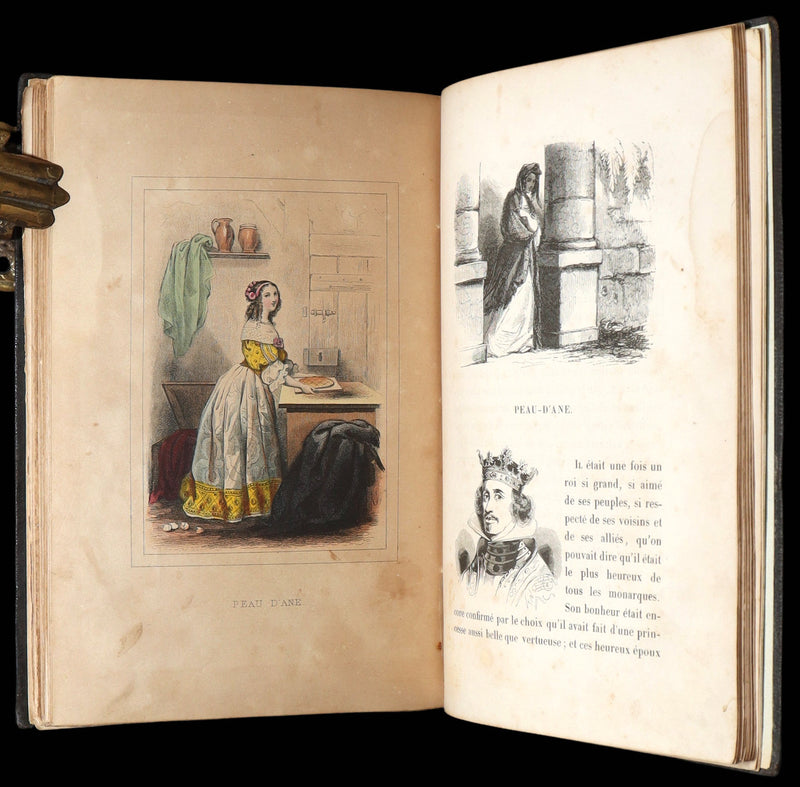1844 Scarce French Edition - Charles Perrault's Fairy Tales, Les Contes des Fées