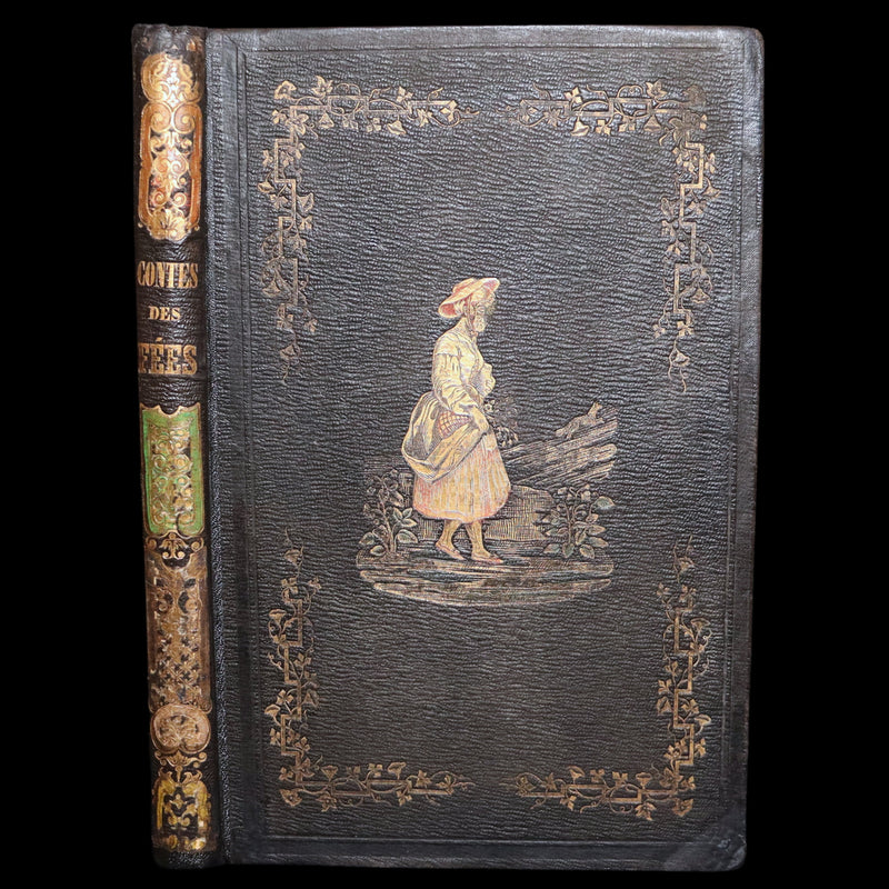 1844 Scarce French Edition - Charles Perrault's Fairy Tales, Les Contes des Fées