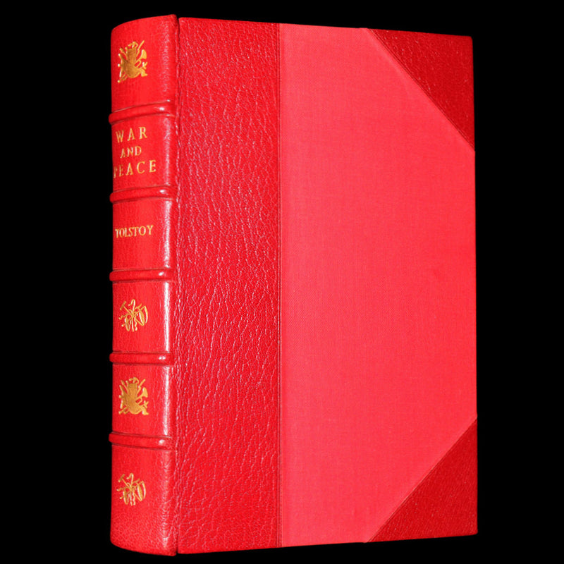 1942 Rare Book bound by  Bayntun-Riviere  - War and Peace by Leo Tolstoy