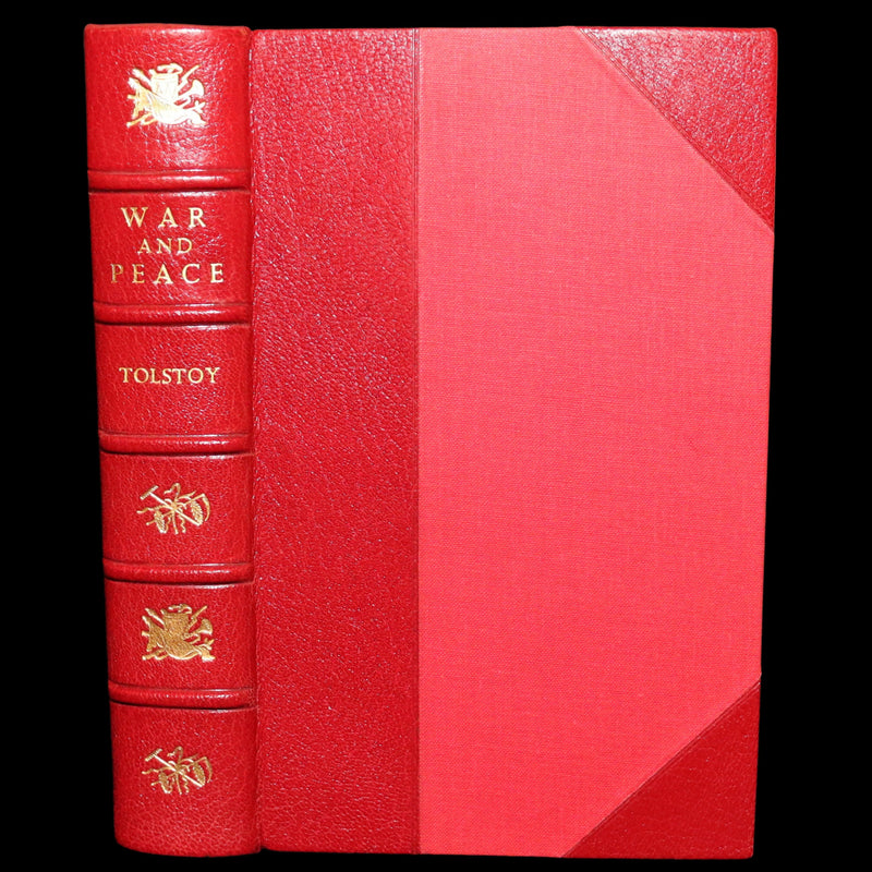 1942 Rare Book bound by  Bayntun-Riviere  - War and Peace by Leo Tolstoy