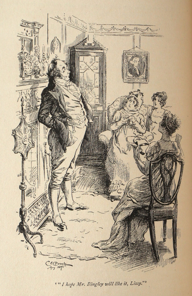 1895 First Edition - Pride and Prejudice by Jane Austen, Brock, Bayntun-Riviere