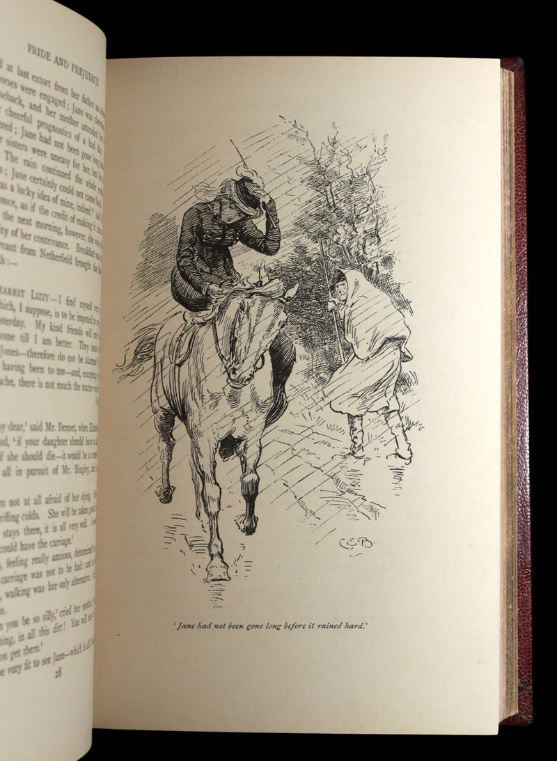 1895 First Edition - Pride and Prejudice by Jane Austen, Brock, Bayntun-Riviere
