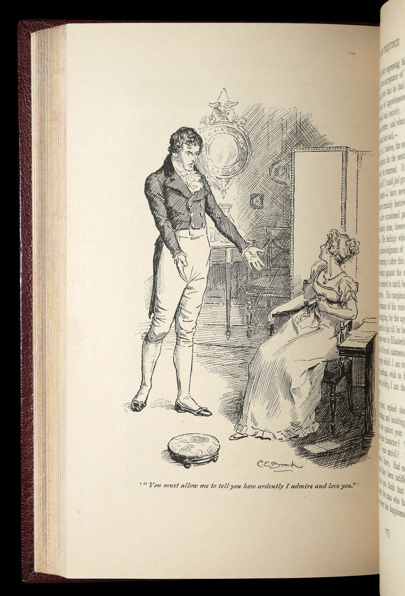 1895 First Edition - Pride and Prejudice by Jane Austen, Brock, Bayntun-Riviere