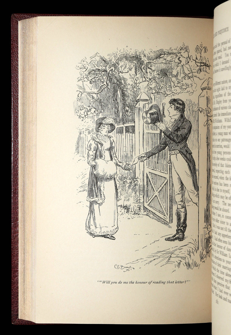 1895 First Edition - Pride and Prejudice by Jane Austen, Brock, Bayntun-Riviere