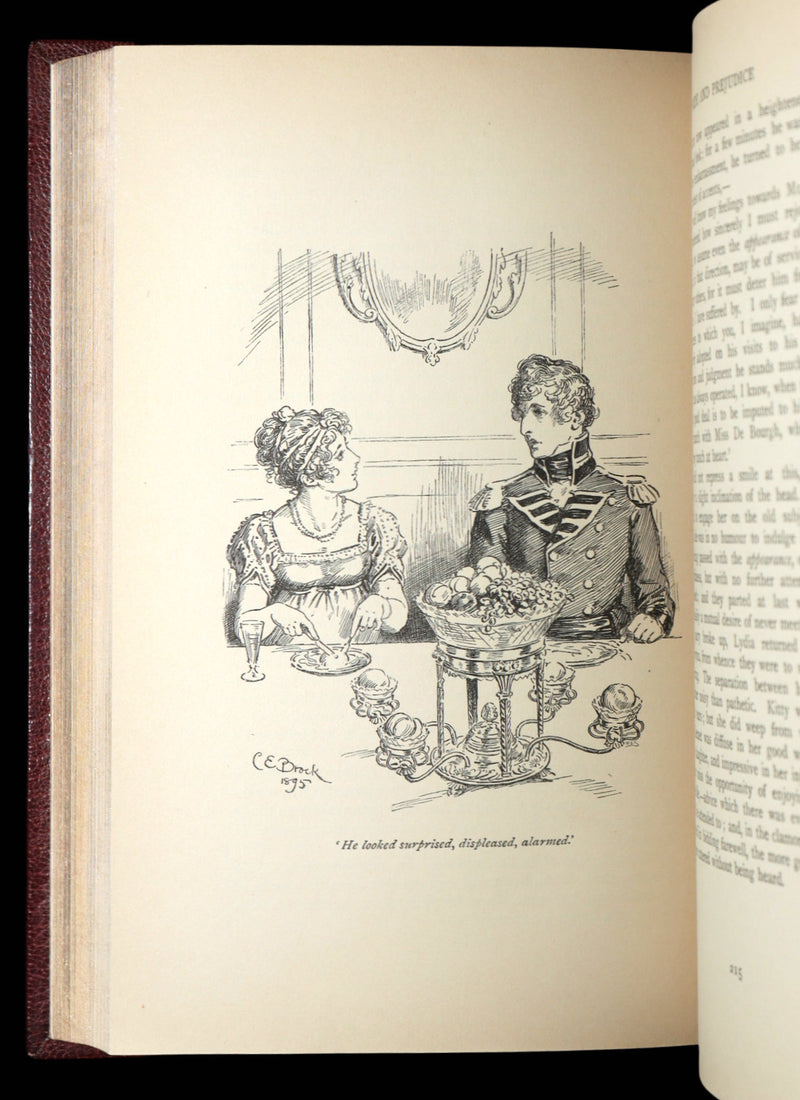 1895 First Edition - Pride and Prejudice by Jane Austen, Brock, Bayntun-Riviere