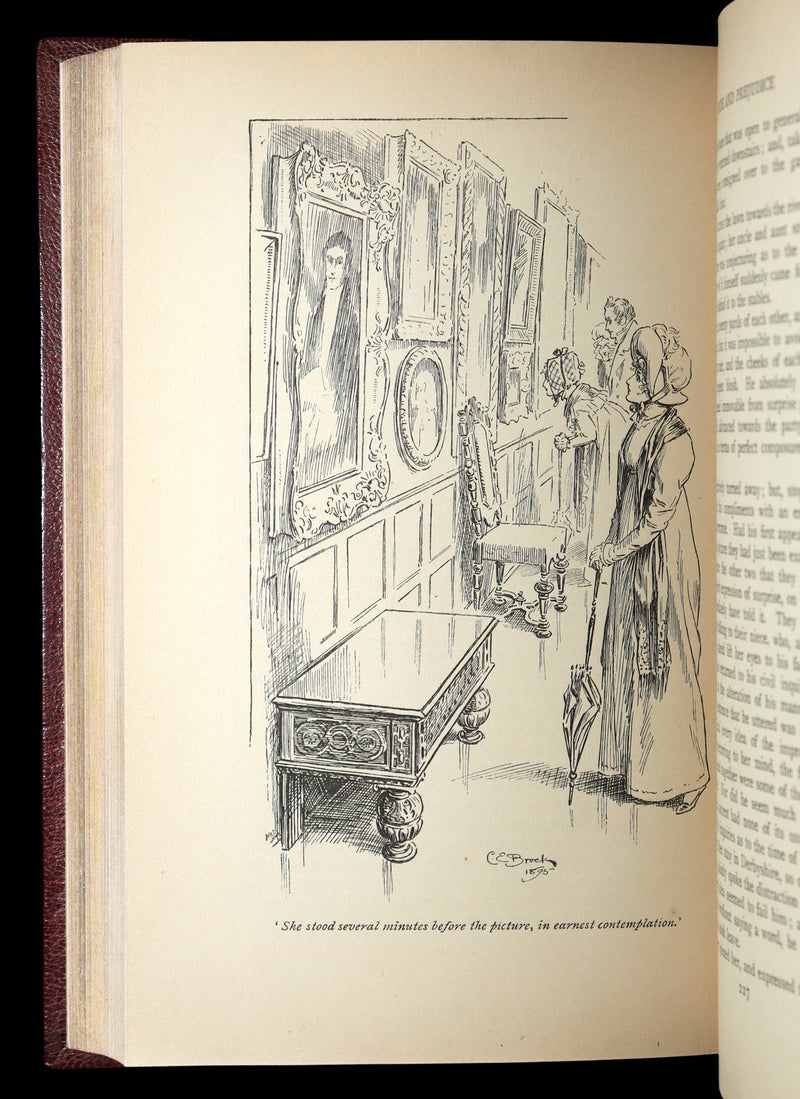 1895 First Edition - Pride and Prejudice by Jane Austen, Brock, Bayntun-Riviere