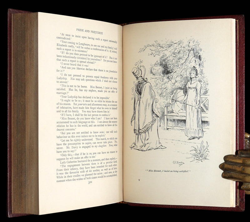 1895 First Edition - Pride and Prejudice by Jane Austen, Brock, Bayntun-Riviere