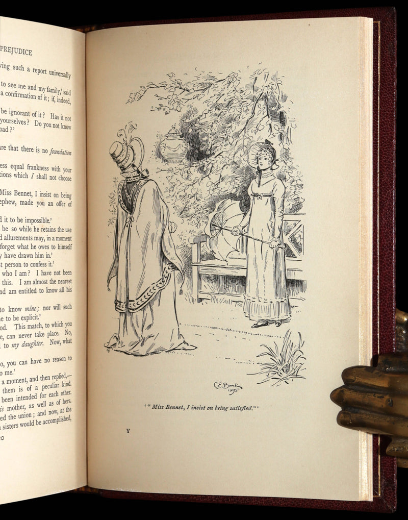 1895 First Edition - Pride and Prejudice by Jane Austen, Brock, Bayntun-Riviere