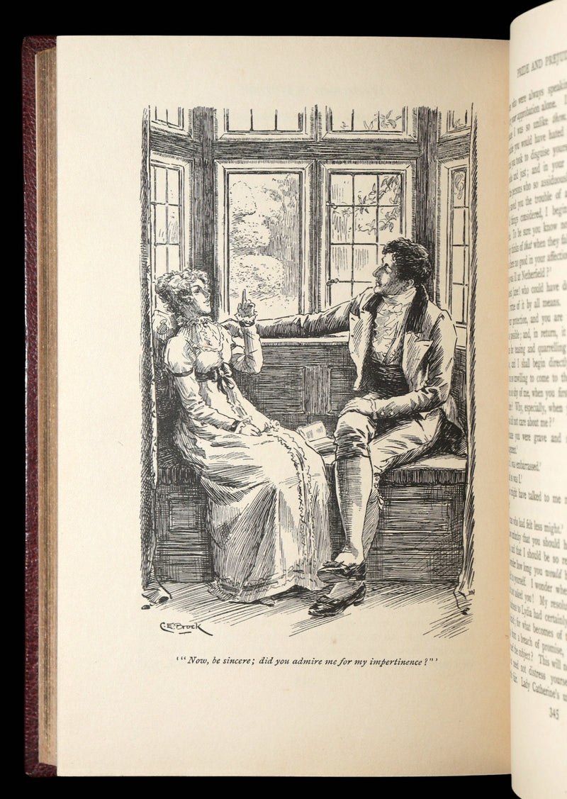 1895 First Edition - Pride and Prejudice by Jane Austen, Brock, Bayntun-Riviere
