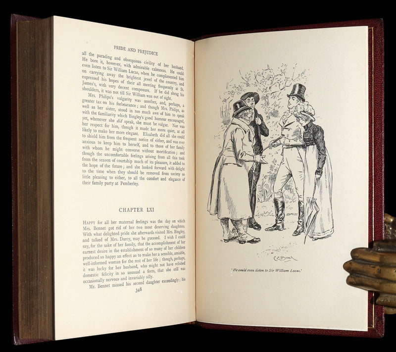 1895 First Edition - Pride and Prejudice by Jane Austen, Brock, Bayntun-Riviere