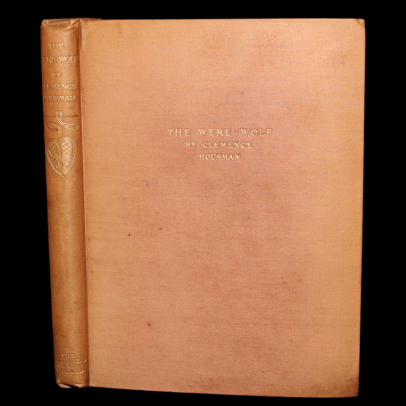 1896 Rare 1stED on Werewolves - The Were-Wolf by Clemence Housman, Illustrated