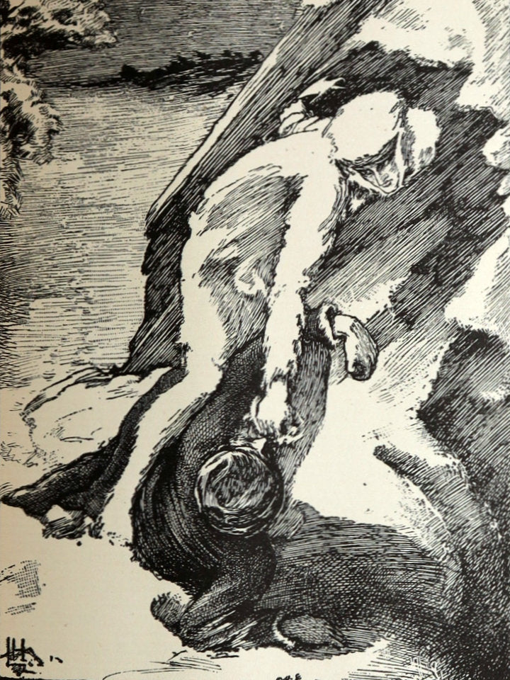 1896 Rare 1stED on Werewolves - The Were-Wolf by Clemence Housman, Illustrated