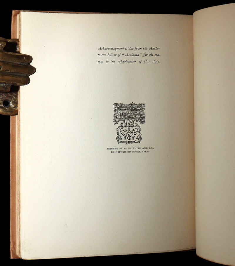 1896 Rare 1stED on Werewolves - The Were-Wolf by Clemence Housman, Illustrated