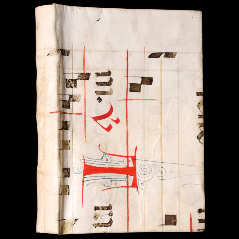 1566 Rare Illuminated Manuscript Binding - Marco Antonio Cucchi Canon Law