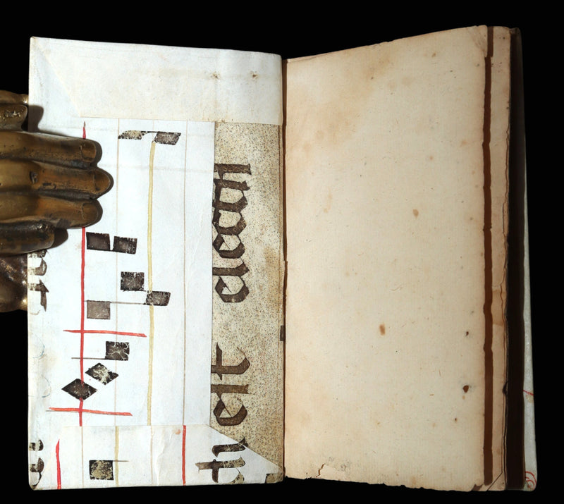 1566 Rare Illuminated Manuscript Binding - Marco Antonio Cucchi Canon Law