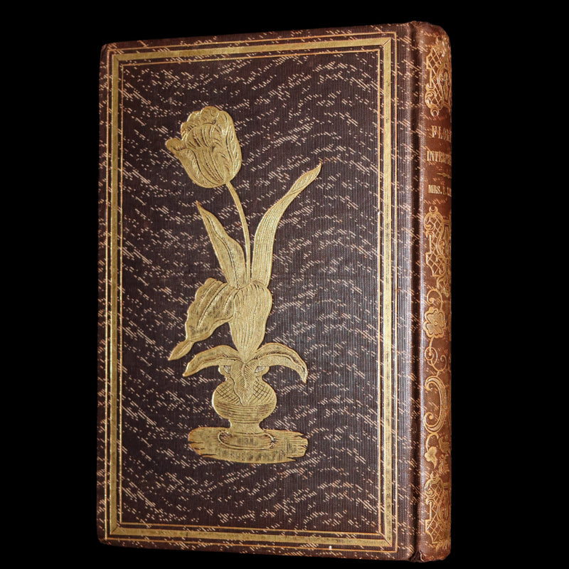 1847 Rare Book - Flora’s Interpreter by Sarah Josepha Hale, Hand-Colored Plates