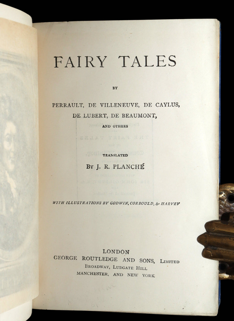 1895 Scarce Victorian Illustrated Edition - Fairy Tales by Charles Perrault