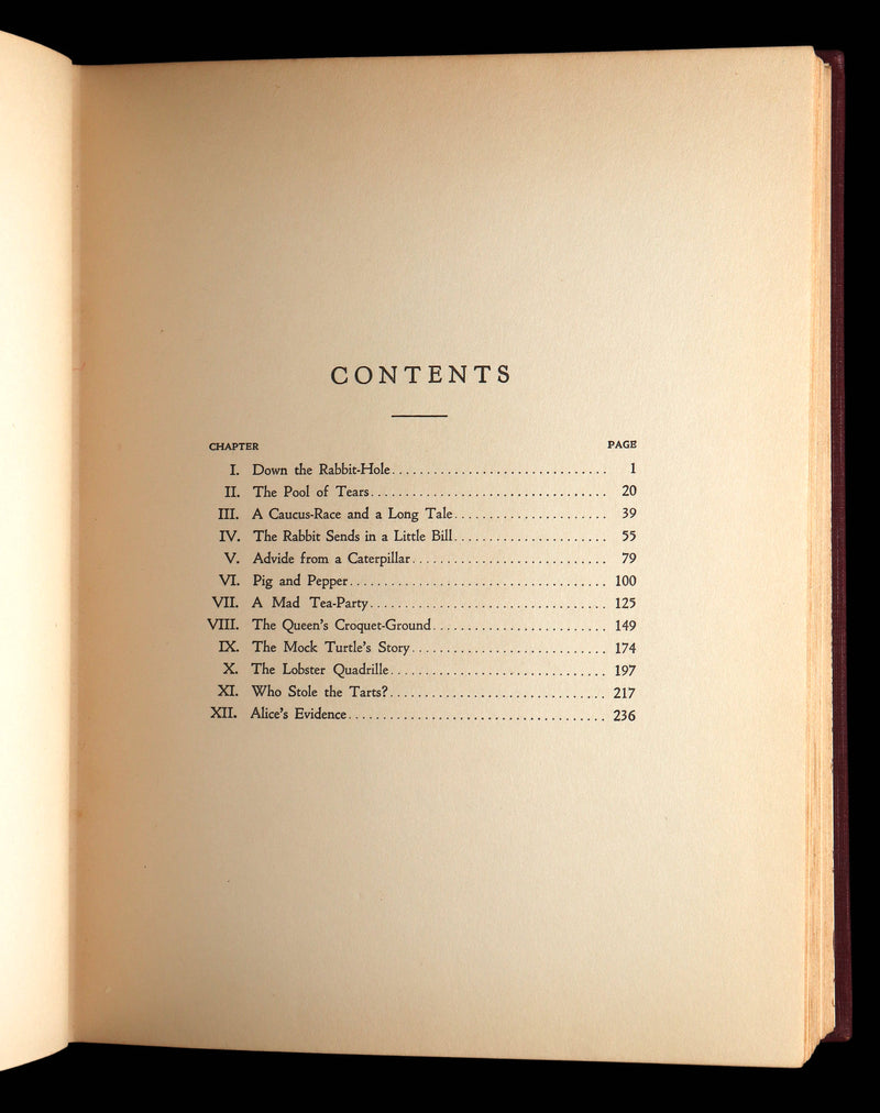 1925 Donohue Edition - Alice in Wonderland illustrated by Tenniel and Saunders