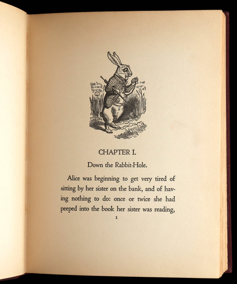 1925 Donohue Edition - Alice in Wonderland illustrated by Tenniel and Saunders