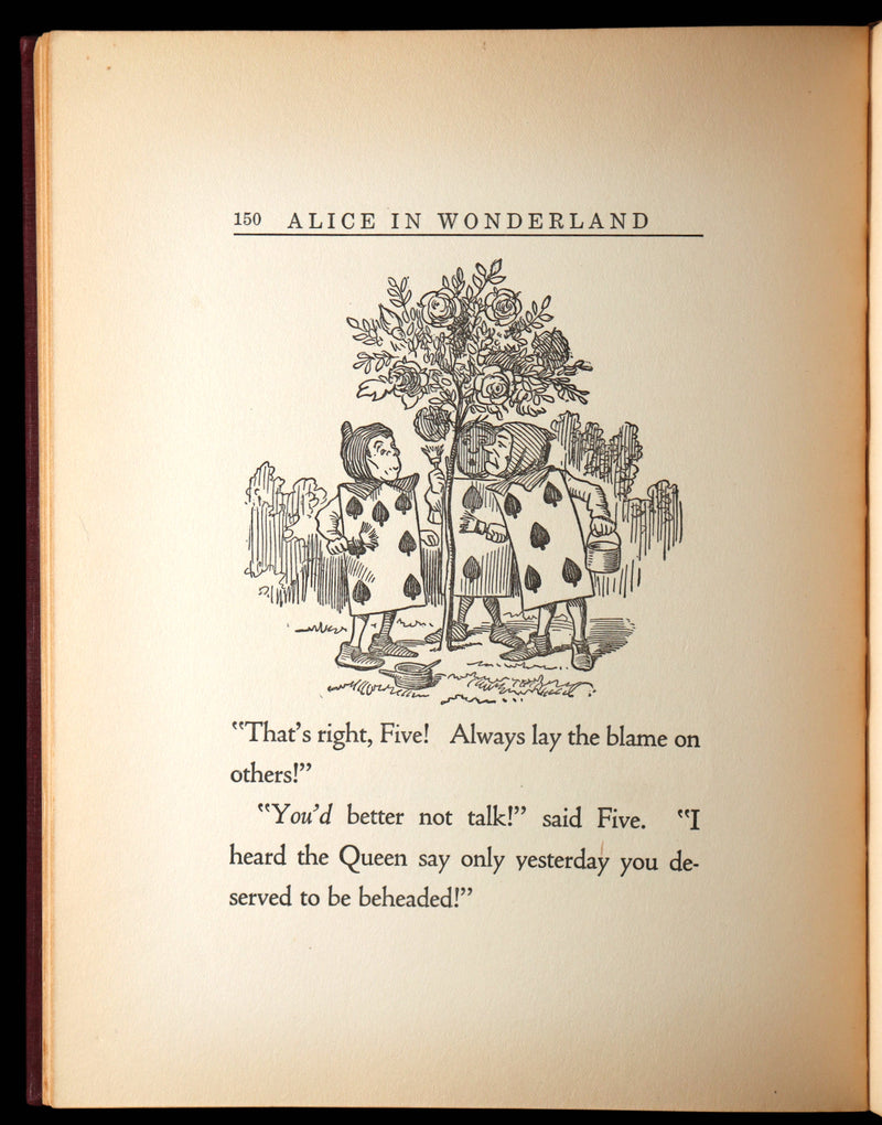 1925 Donohue Edition - Alice in Wonderland illustrated by Tenniel and Saunders