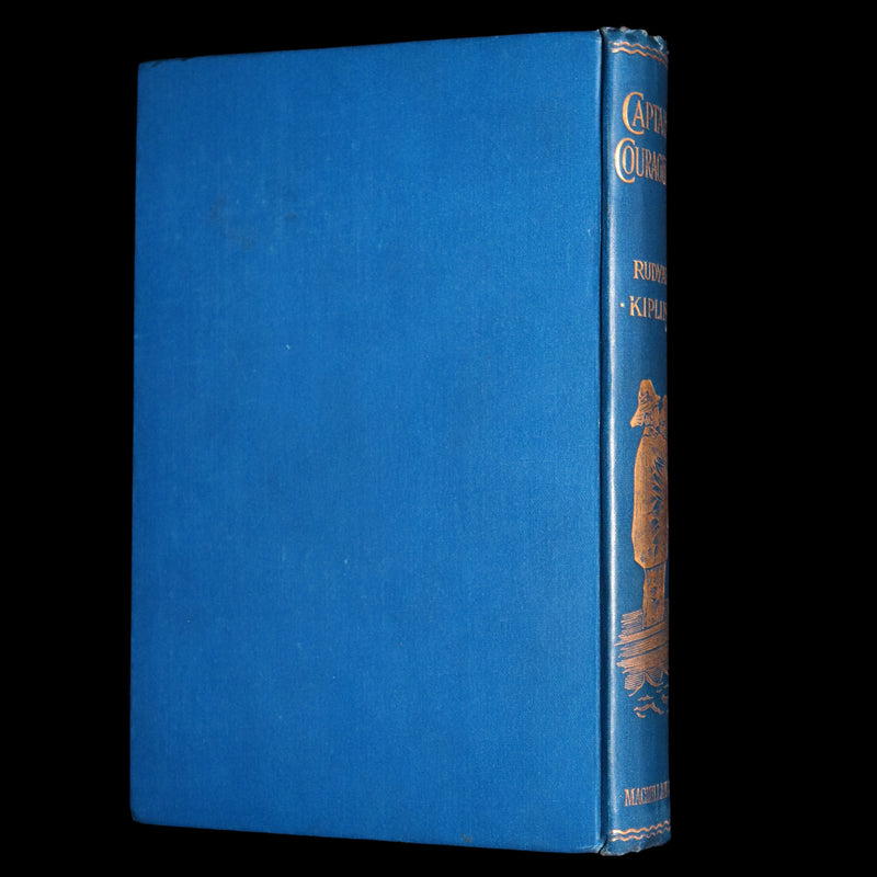 1897 First UK Edition, 2nd Printing - Captains Courageous by Rudyard Kipling