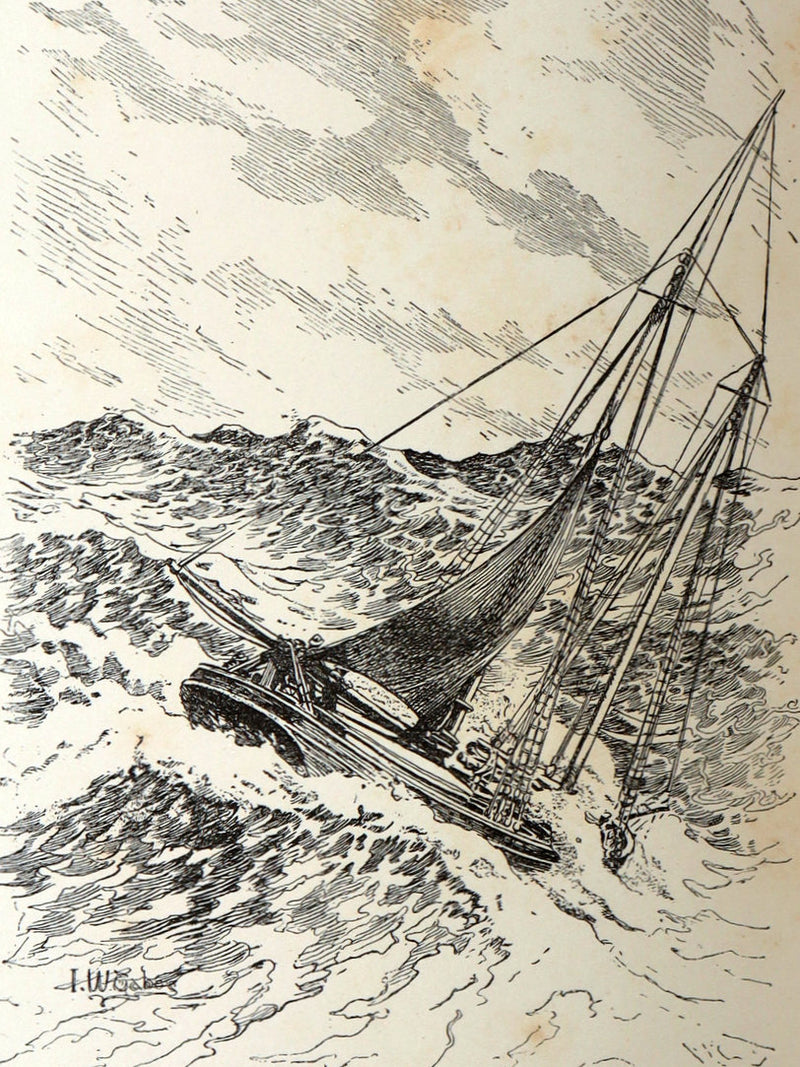 1897 First UK Edition, 2nd Printing - Captains Courageous by Rudyard Kipling
