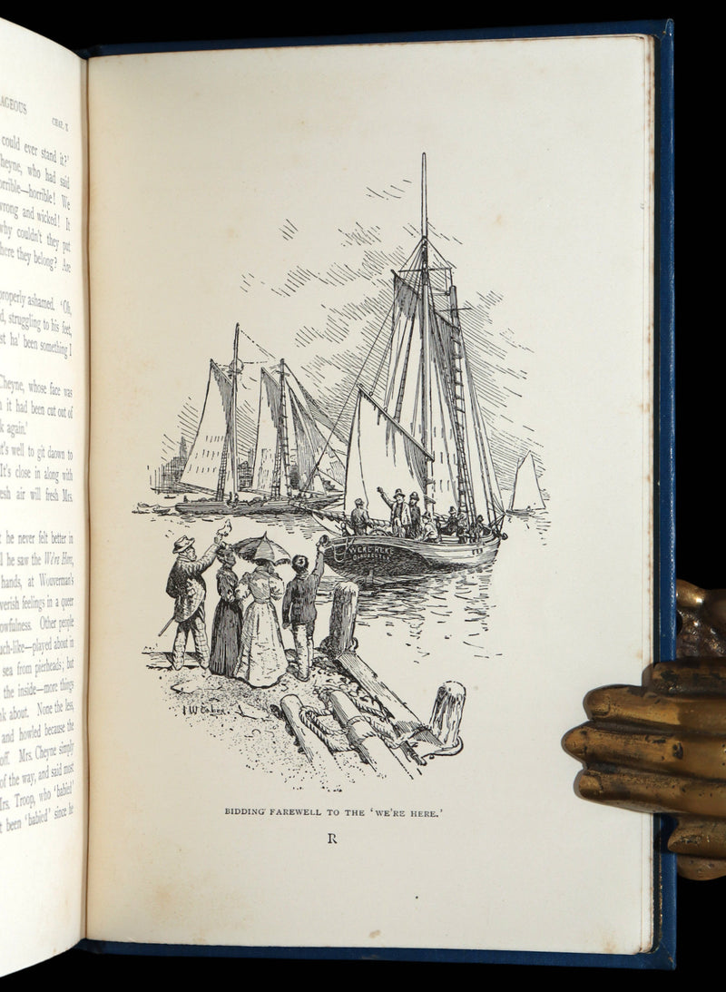 1897 First UK Edition, 2nd Printing - Captains Courageous by Rudyard Kipling