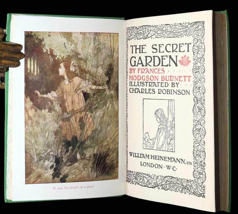 1942 Rare Dust Jacket - The Secret Garden illustrated by Charles Robinson