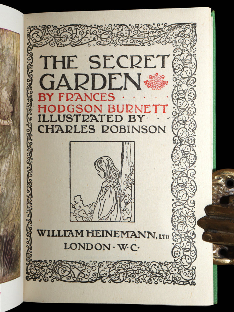 1942 Rare Dust Jacket - The Secret Garden illustrated by Charles Robinson