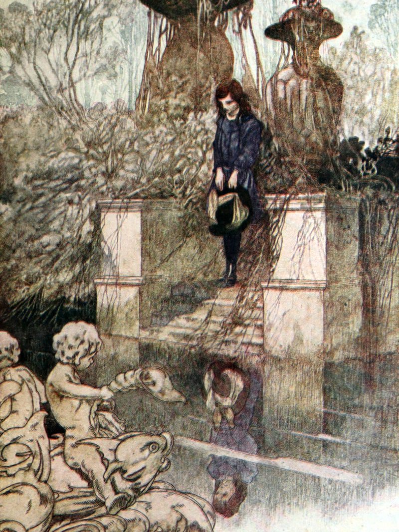 1942 Rare Dust Jacket - The Secret Garden illustrated by Charles Robinson