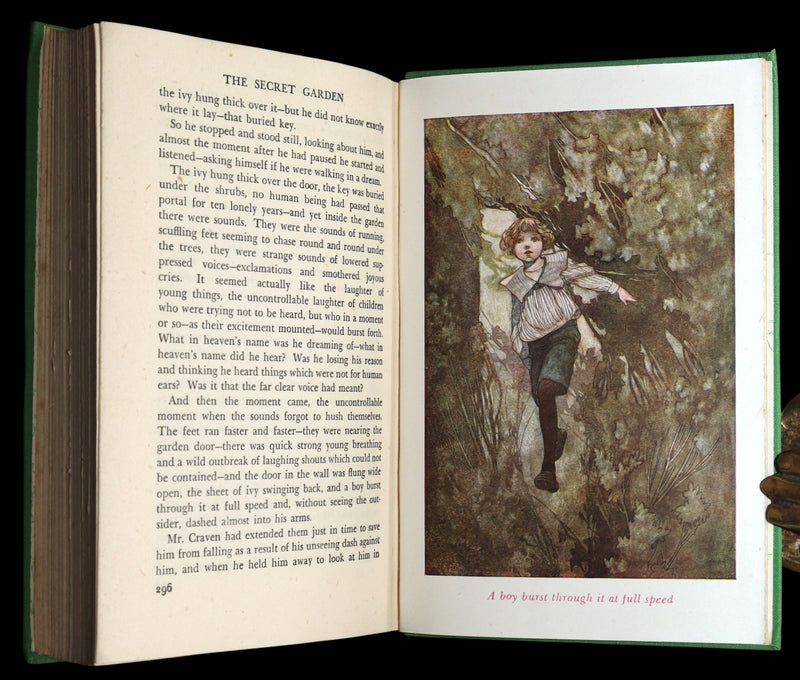 1942 Rare Dust Jacket - The Secret Garden illustrated by Charles Robinson