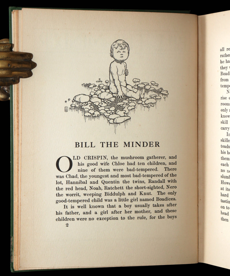 1912 Rare First Edition - Bill the Minder illustrated by W. Heath Robinson