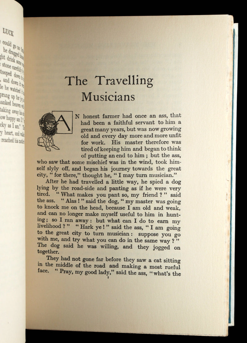 1933 Rare Deluxe Edition - Grimm’s Fairy Tales illustrated by Noel Pocock