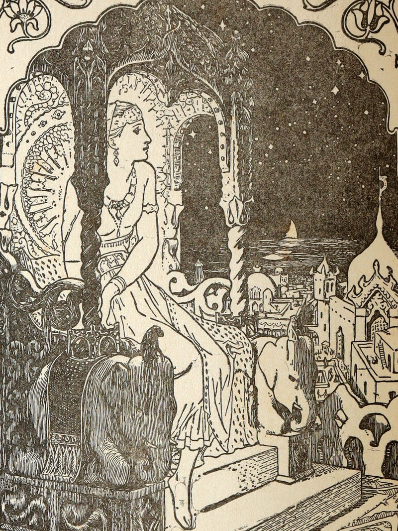 1907 Rare Book - Indian Fairy Tales. Gathered from the Hindoos, Illustrated