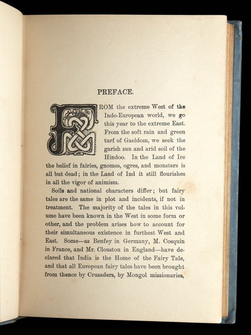 1907 Rare Book - Indian Fairy Tales. Gathered from the Hindoos, Illustrated