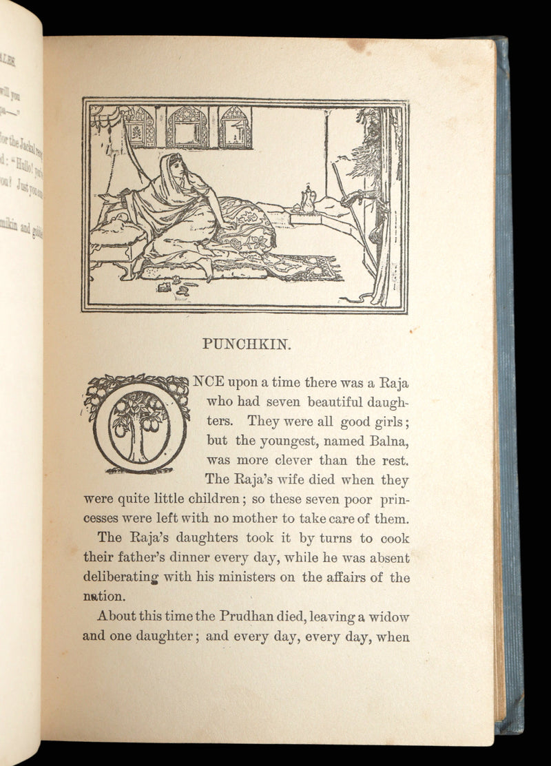 1907 Rare Book - Indian Fairy Tales. Gathered from the Hindoos, Illustrated
