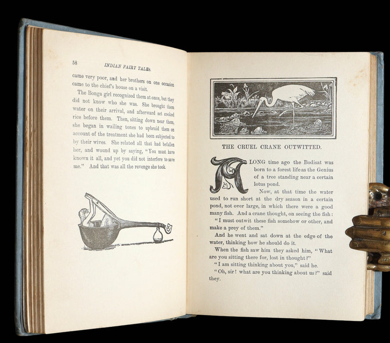 1907 Rare Book - Indian Fairy Tales. Gathered from the Hindoos, Illustrated