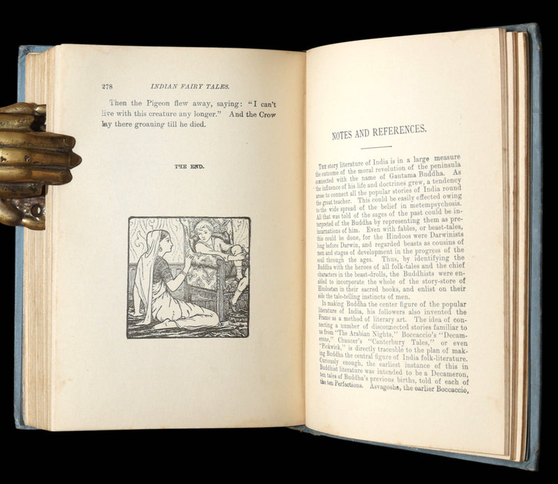 1907 Rare Book - Indian Fairy Tales. Gathered from the Hindoos, Illustrated