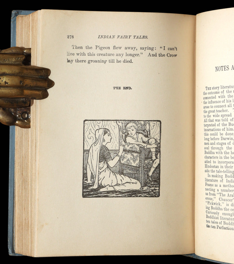1907 Rare Book - Indian Fairy Tales. Gathered from the Hindoos, Illustrated