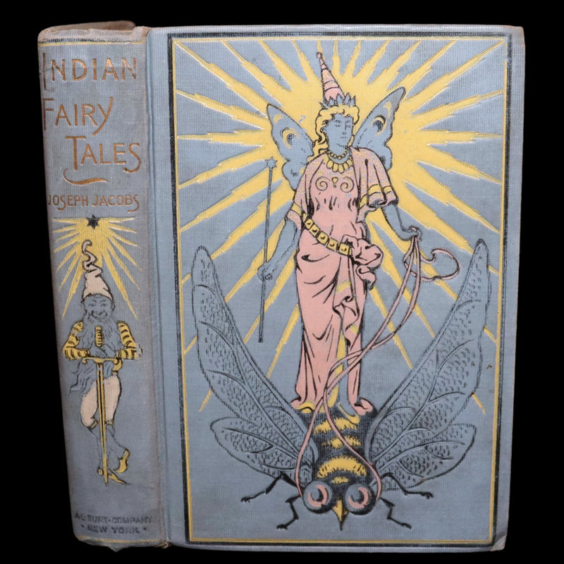 1907 Rare Book - Indian Fairy Tales. Gathered from the Hindoos, Illustrated