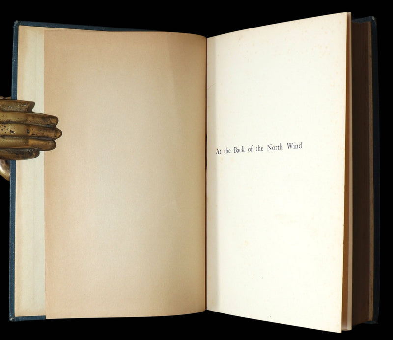1911 Rare Book - At the Back of the North Wind Illustrated by Frank C. Pape