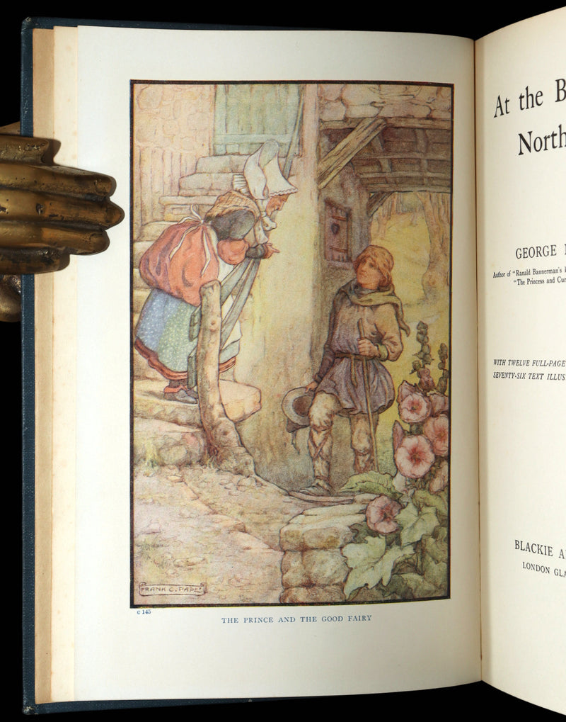 1911 Rare Book - At the Back of the North Wind Illustrated by Frank C. Pape