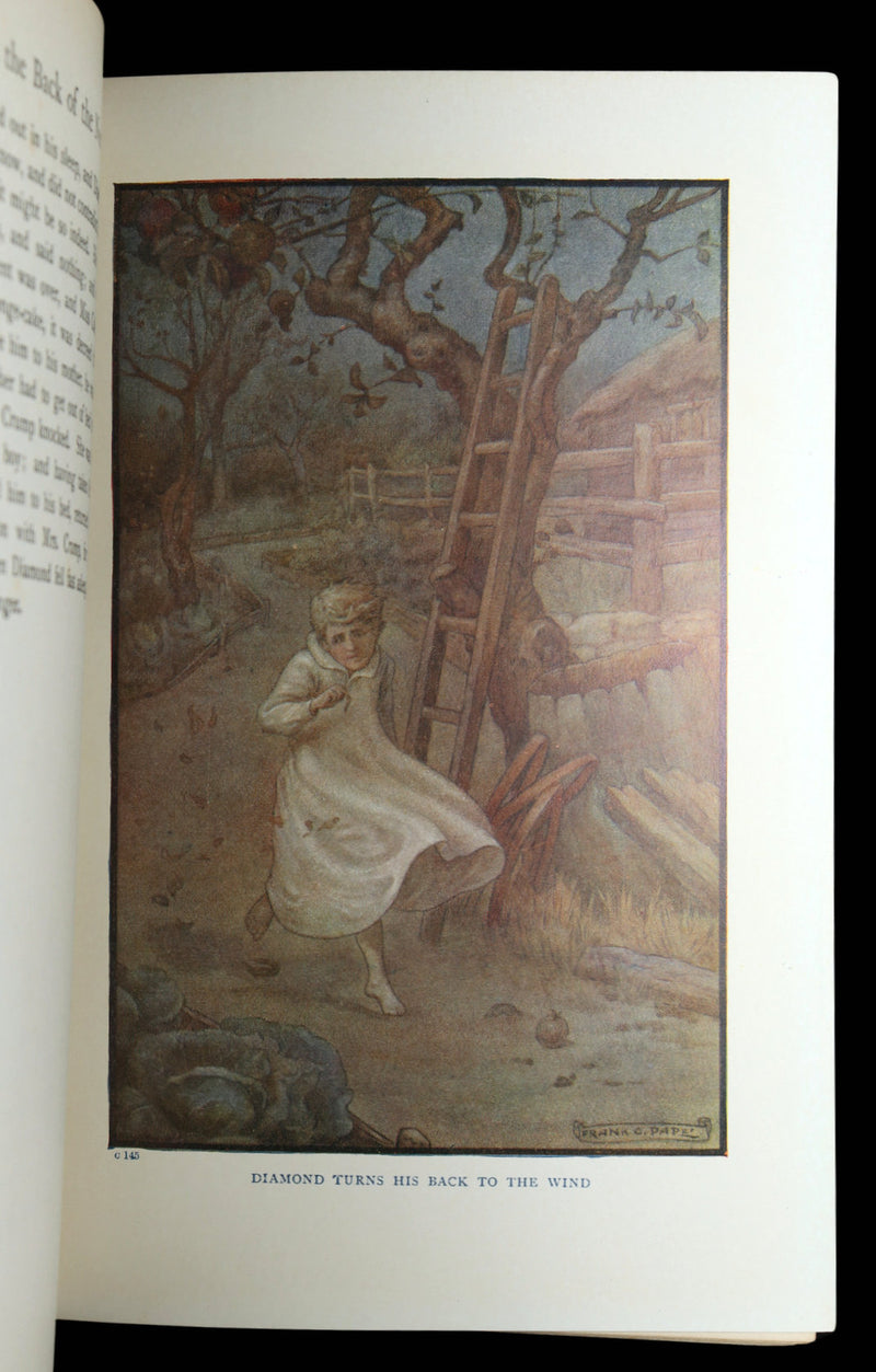 1911 Rare Book - At the Back of the North Wind Illustrated by Frank C. Pape