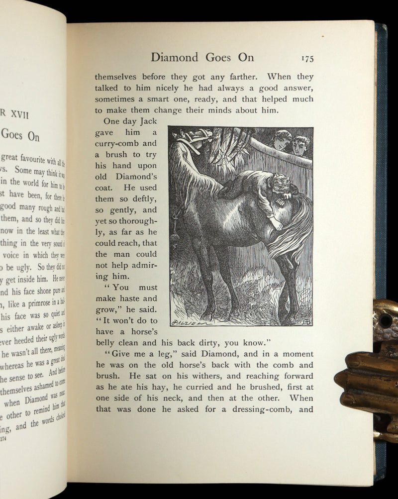 1911 Rare Book - At the Back of the North Wind Illustrated by Frank C. Pape