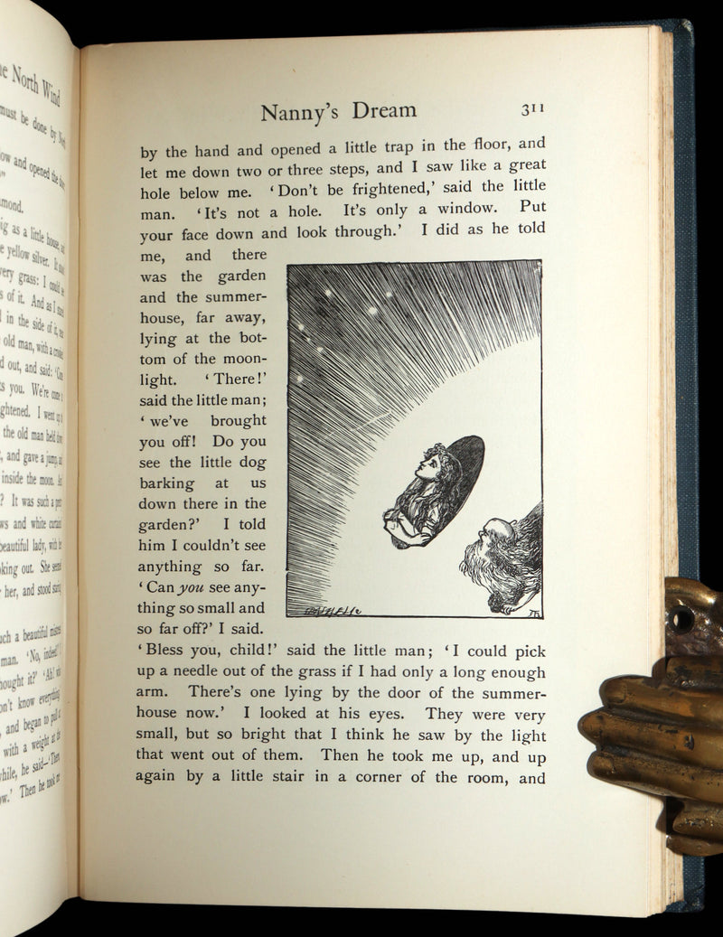 1911 Rare Book - At the Back of the North Wind Illustrated by Frank C. Pape